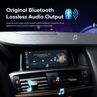 Ewaygps - Pantalla Táctil Multimedia Inalámbrica con Mirror Link, CarPlay y Android Auto, Resolución 1920*720, para BMW X3 F25 F26