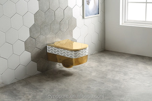 WC mural sans bride à chasse d'eau personnalisée, pour salle de bain - Product Image 4