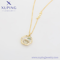 X000772353 XUPING Bijoux En Gros En Vrac 14K Or Couleur Plaqué Mode Fine Jewelry Panda Colliers
