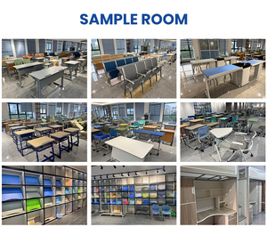 Tables et chaises doubles pour étudiants, vente en gros, réglables en hauteur, bureau de formation scolaire, <span class=keywords><strong>table</strong></span> d'apprentissage pour enfants - Product Image 5