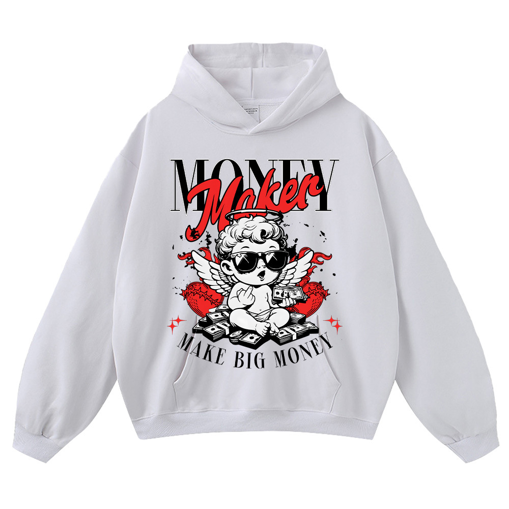 White hooded