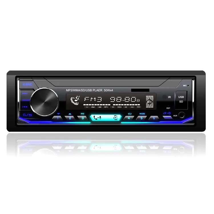 Lecteur MP3 de voiture stéréo Autoradio BT 12V In-Dash 2 Din FM USB MP3