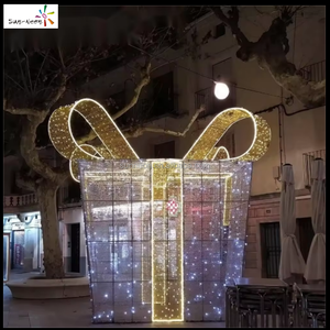 Outdoor Christmas decoration <b>light</b> <b>led</b> gift <b>box</b> for holiday lighting 26 - Product Image 2