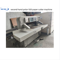 Guillotina de Papel Computarizada Polar 920 Usada de Alta Calidad, 380V, Alta Velocidad 60m/min, Alta Precisión, Segunda Mano