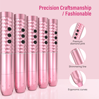 Machine de maquillage permanent FAMISOO PV602-WL Luxe Rose, exclusive et brevetée, avec aiguille universelle manuelle pour microblading, certifiée CE