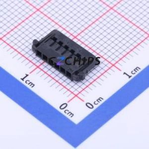 P1503-06-BK Housing (Wire-to-Board / Wire-to-Wire) P=1.5mm Connector 1x6P 1.5mm 1 6 - Product Image 1