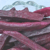 Snacks familiaux de qualité supérieure en vrac OEM ODM Exportateur chinois Frites de patates douces violettes en bandes, moelleuses et peu grasses pour les fêtes
