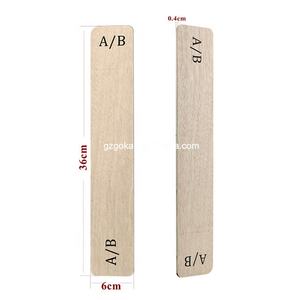 Organiseurs de disques vinyles LP de 12 pouces en bois, languettes <span class=keywords><strong>alphabétiques</strong></span>, séparateurs de disques avec deux directions - Product Image 4