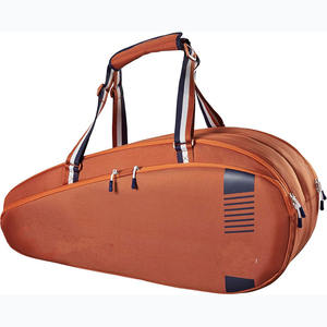 Free Sample Vintage PVC Racket Tennis <b>Duffel</b> <b>Bag</b> for Woman Elegant Detachable Pouch 30-<b>40L</b> Capacity Jiayuan Brand Fits 13inches - Product Image 1