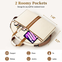 Sac de voyage pliable écologique personnalisé à double compartiment pour vêtements, imperméable et suspendu