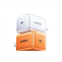 Ugreen X524 45W Pengisi Daya Cepat Gallium Nitride 15pd14 Kabel Data dengan Pengisi Daya Apple IPhone17ProMax16 Ponsel