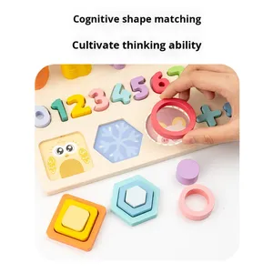 Gioco Educativo Multifunzione per Bambini: Puzzle Cinque-in-Uno con Blocchi da Costruzione, Sviluppo dell'Intelligenza e Tavola Logaritmica - Product Image 4