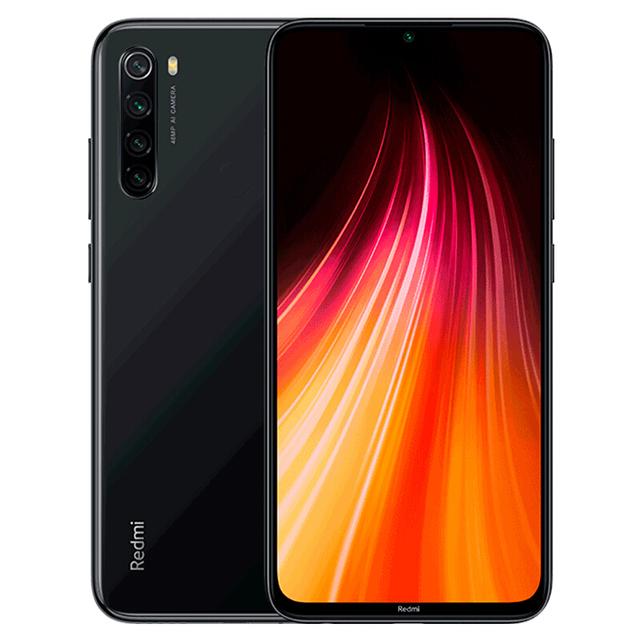 For Xiaomi Redmi Note 8 Old Student Smart Machine with Full Screen Display Eight-Core Octa-CPU English Operating Language