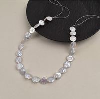 Perles baroques en forme de bouton, 14-15 mm, perles d'eau douce en vrac, semi-finies pour la fabrication de bijoux R.GEM.
