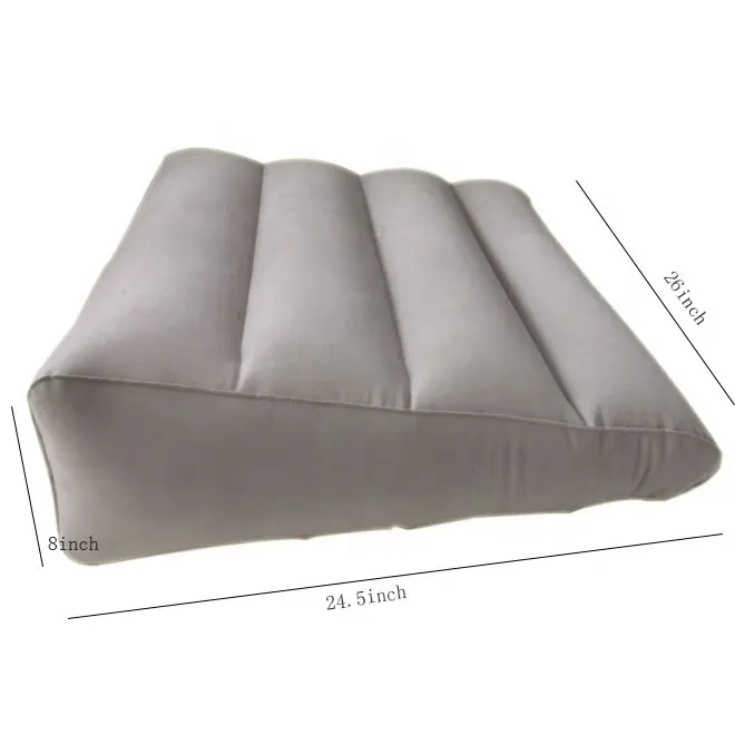 Cuscino gonfiabile del cuneo del letto dei cuscini del corpo portatili del poggiapiedi per adulti