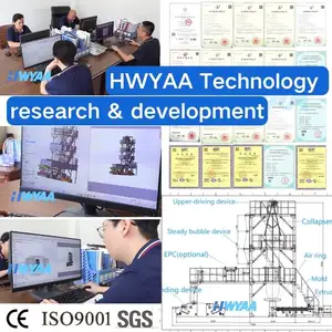 HWYAA 3 층 농업 온실 뿌리 덮개 필름 LDPE LLDPE EVA 필름 송풍 기계 플라스틱 압출기 필름 송풍 기계