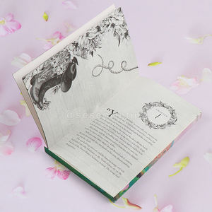 Sprayed Edge High Quality Custom Book Printing Service Colorful Patterns <b>Red</b> Foil Stamping Offset Paperback Book Type - Product Image 6