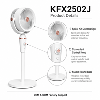 Ventilateur Vortex Électrique Sans Fil Industriel ZHIYIN, Construction Métallique, Télécommande, Contrôle Numérique, Minuteur pour Camping en Plein Air et Hôtels