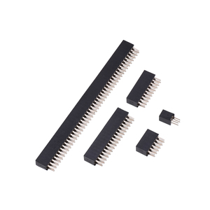 Nữ tiêu đề 1.27mm Pitch 2 pin đến 40 pin hàng duy nhất và đôi hàng thông qua lỗ kết nối dọc nhà máy tùy chỉnh - Product Image 4