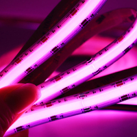 RGBW COB قطاع مصباح ليد 672LED/m 24V 12 مللي متر Ra90 عالية CRI المنزل ديكور مرنة RGB + 3000K الدافئة الأبيض الشريط الشريط إضاءة خلفية للتلفاز