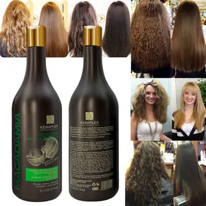 HAIR KERATIN-Traitement brésilien lissant à la kératine pour cheveux secs et abîmés