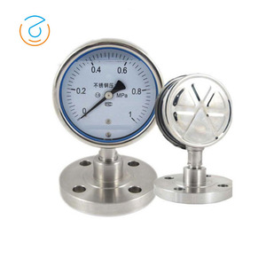 Manomètre sismique haute précision en acier inoxydable rempli d'huile - Product Image 3