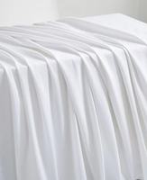 Ensemble de literie d'hôtel en polycoton blanc 20% polyester 80% coton Ensemble de 4 pièces Résistant aux plis Entretien facile