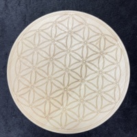 Vente en gros de supports de décoration en bois pour cristaux de guérison naturels, pierres précieuses, chakras, Reiki, énergie, Wicca