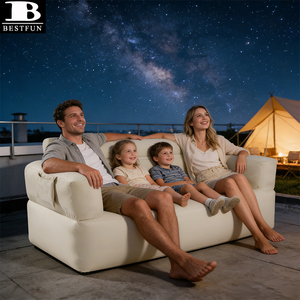 Sofá Inflable Portátil para Acampar con Bomba Inalámbrica Integrada, Resistente a Pinchazos, Sofá Doble <span class=keywords><strong>de</strong></span> Aire para Glamping y Cine al Aire Libre - Product Image 3