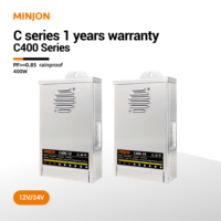 Alimentation LED économique MINJON C400, prix usine, étanche pour extérieur, tension constante 12V, module d'éclairage LED simple