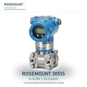 Capteur intelligent différentiel 3051S1 3051S2, jauge absolue 4-20mA HART IP66 IP68 en acier inoxydable 316L - Product Image 1