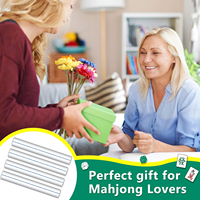Lecteur de règles et loupe de Mahjong américain en acrylique pour joueurs débutants – Accessoire de jeu pour fêtes, compétitions et cadeaux