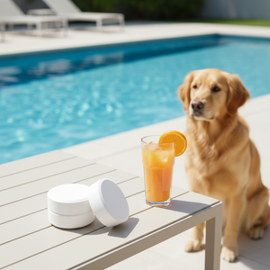 Nouveaux paquets E20260226 – Comprimés nettoyants pour piscine <span class=keywords><strong>de</strong></span> 3 pouces avec seaux <span class=keywords><strong>de</strong></span> 50 lb - Product Image 1