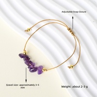 Bracelet en Cristal Naturel de Guérison (Quartz Rose, Améthyste) en Gros – Bracelets Tendance pour Femme, Idéal Cadeau Bijou