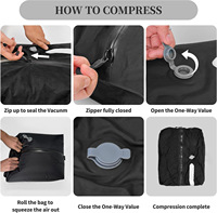 Sac à Dos de Compression Sous Vide Étanche Exclusif 16L en TPU Nylon, Sac de Voyage d'Extérieur à Air Comprimé pour Sport et Ballon de Basket, Vente Chaude