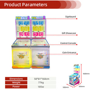 Equipo <span class=keywords><strong>de</strong></span> entretenimiento <span class=keywords><strong>de</strong></span> diversión <span class=keywords><strong>de</strong></span> zona <span class=keywords><strong>de</strong></span> juego que funciona con monedas Máquina <span class=keywords><strong>de</strong></span> juego <span class=keywords><strong>de</strong></span> arcade <span class=keywords><strong>de</strong></span> pinball pequeña clásica - Product Image 2