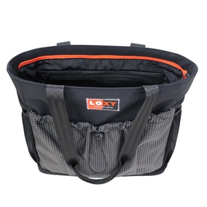 Sac fourre-tout spacieux et imperméable en nylon Senrong pour femme - Sac à bandoulière décontracté avec fermeture éclair portable et doublure en polyester à motif Ripstop - Product Image 3
