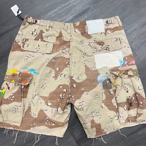 Custom Designer Streetwear Summer Casual Embroidery Patch Printed Utility Baggy <strong>Trousers</strong> Camouflage Camo Cargo <strong>Shorts</strong> for Men - Product Image 2