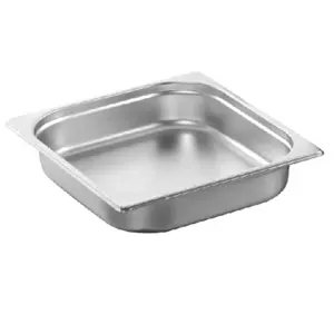 Buphex Hot Sell High Quality EU 2/3 GN Pan Stainless Steel Storage Gastronorm Food Container GN Pan For Buffet Restaurant Party