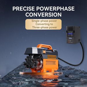 Convertidor de Fase Inversor Mollom 7.5KW 220V Monofásico a Trifásico 10HP 32A para Motor Trifásico - Product Image 3