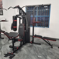 Machine de fitness à domicile Smith 3 stations avec croisement de câbles - Modèle MS631 Équipement d'exercice unisexe