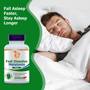 Comprimés de haute qualité pour améliorer l'humeur et favoriser le calme, saveur naturelle de baies, 100 comprimés de 10 mg, aide à gérer le cycle sommeil-réveil - Product Image 2