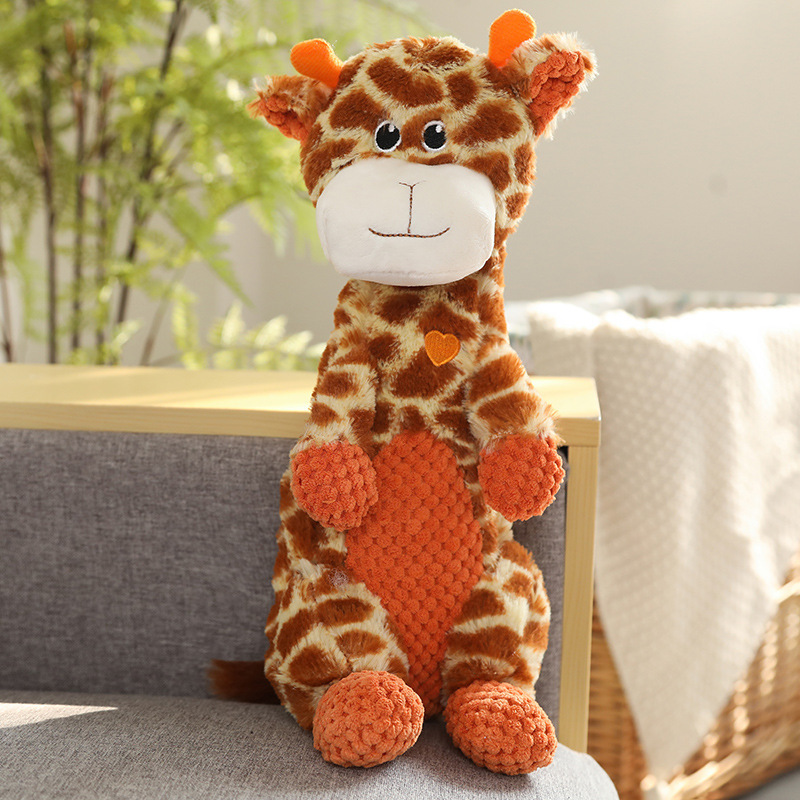 Petit cerf + jouet pour animal de compagnie bb squeaker