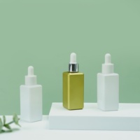 Personnalisé 1oz gouttes opale blanc verre pipette bouteille, 10ml 15ml 50ml, 100ml et 120ml disponibles.
