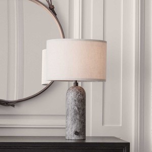 Lampe de table de style nordique, LED, base E27, commande par interrupteur, éclairage de bureau, chambre à coucher, lampe décorative - Product Image 3