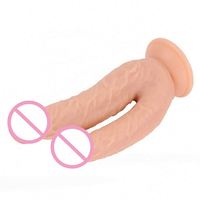 Produits pour adultes, masturbateurs, jouets sexuels, ventouse puissante, double dildo pour femme