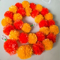 Guirlande de fleurs artificielles de marguerites, guirlande de fleurs artificielles pour la maison, mariage, Noël, Saint-Valentin, Halloween, décoration, couronne