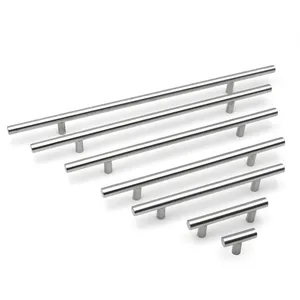 Xudan 50mm-450mm thép không gỉ cửa nhà bếp tủ t Bar xử lý kéo knobs đồ nội thất Tủ Ngăn Kéo - Product Image 1