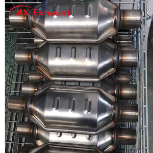 Kompatibler 2 ''2.25'' 2.5 ''Einlass-Edelstahl-Katalysator-Abgas katalysator mit OBD1 2 Euro3 Euro4 Euro5-Standards - Product Image 3