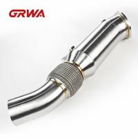 Downpipe catalyzed GRWA personnalisé en acier inoxydable 304 pour BMW F22 M240i F30 340i F32 440i 3.0T Pro Performance Exhaust B58